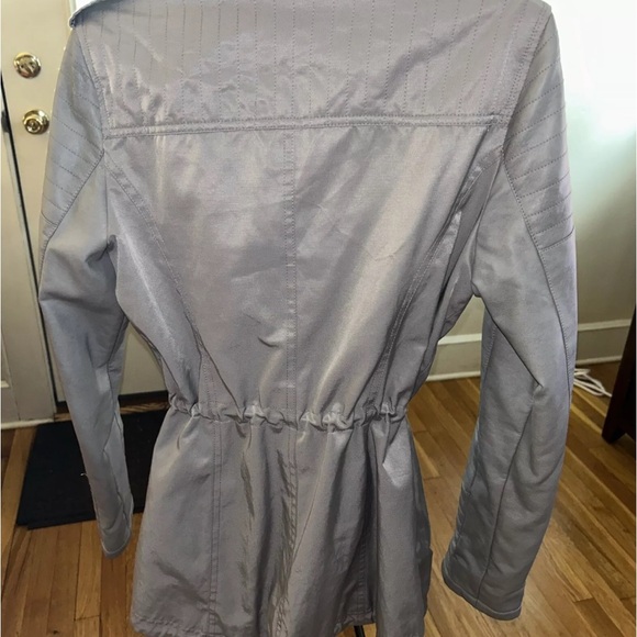 Guess Light Weight Gray Full Zip Jacket Sz S - Picture 2 of 3